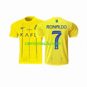 Camisolas de futebol Al-Nassr Ronaldo 7 Equipamento Principal 2023/24 Manga Curta